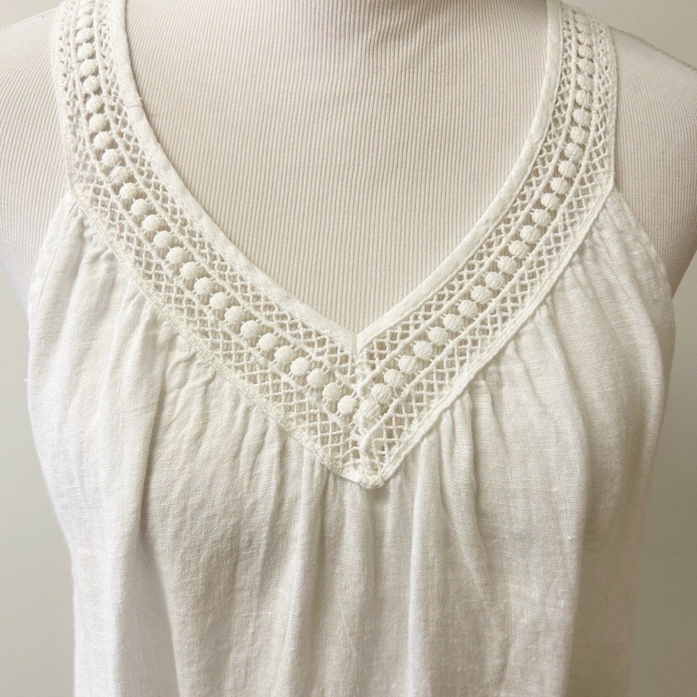 Terzo Millennio • White Linen Dress - Picture 2 of 5